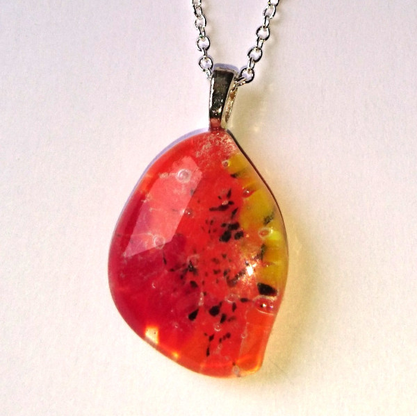 Feuille automne pendentif