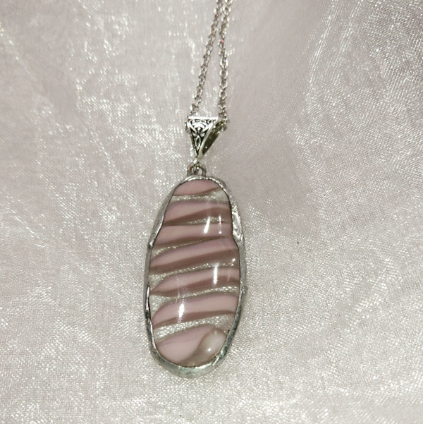 Pendentif bicolor transparent